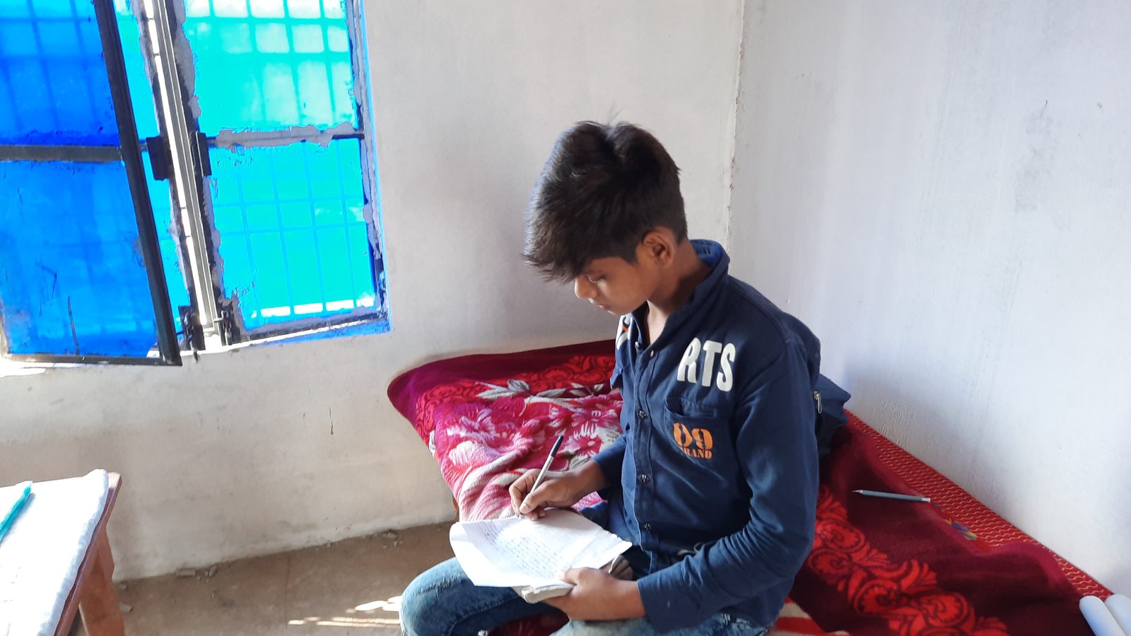 Students studying in boarding school